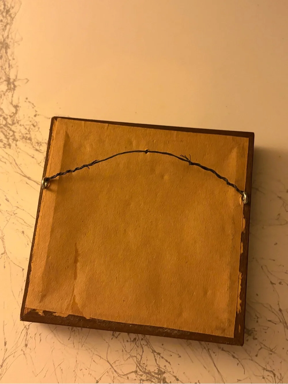 Vintage quote frame